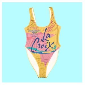 Public space La Croix one piece swimsuit!